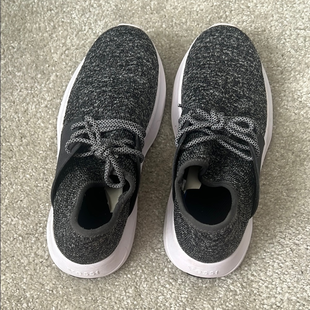 Gray Knit Sneakers